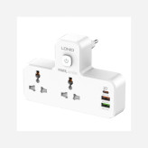چندراهی برق الدینیو مدل SC2311 | پریز برق و ۳ پورت USB با شارژ سریع