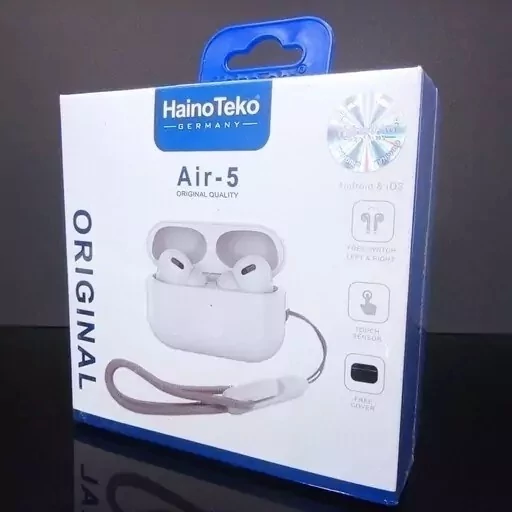 ایرپاد هاینو تکو مدل Air-5 | صدای شفاف، طراحی ارگونومیک، اتصال بلوتوث ۵.۱
