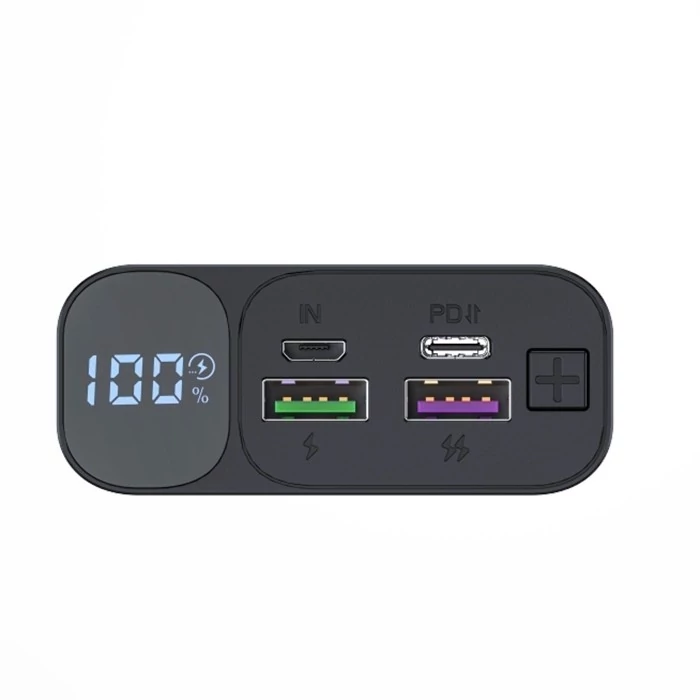 پاوربانک ۲۰۰۰۰ میلیآمپر سلبریت مدل PB-08 | شارژ سریع ۲۲.۵ وات با نمایشگر LED