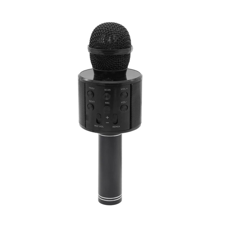 میکروفون اسپیکر بلوتوثی مدل WS-858 با قابلیت کارائوکه و ضبط صدا