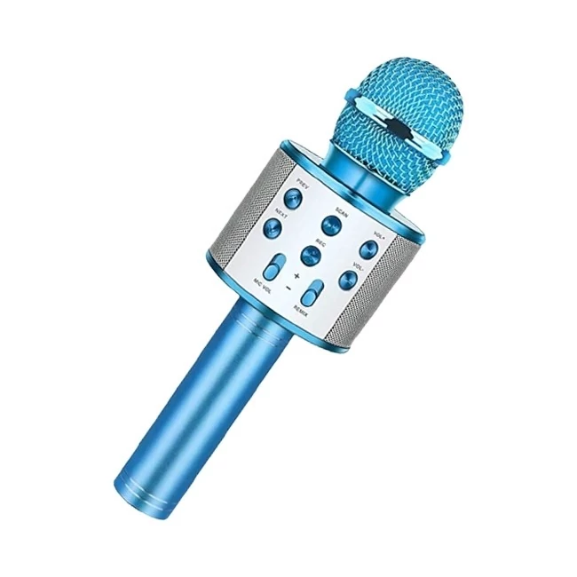 میکروفون اسپیکر بلوتوثی مدل WS-858 با قابلیت کارائوکه و ضبط صدا