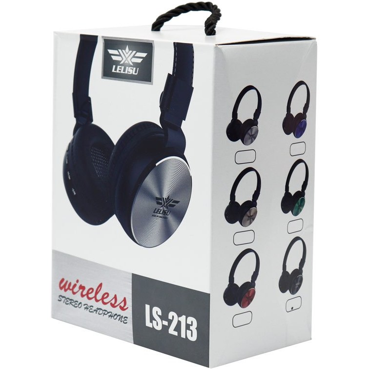 LELISO LS213 Wireless Headset Black | 360° Stereo Sound & 15-Hour Battery Life