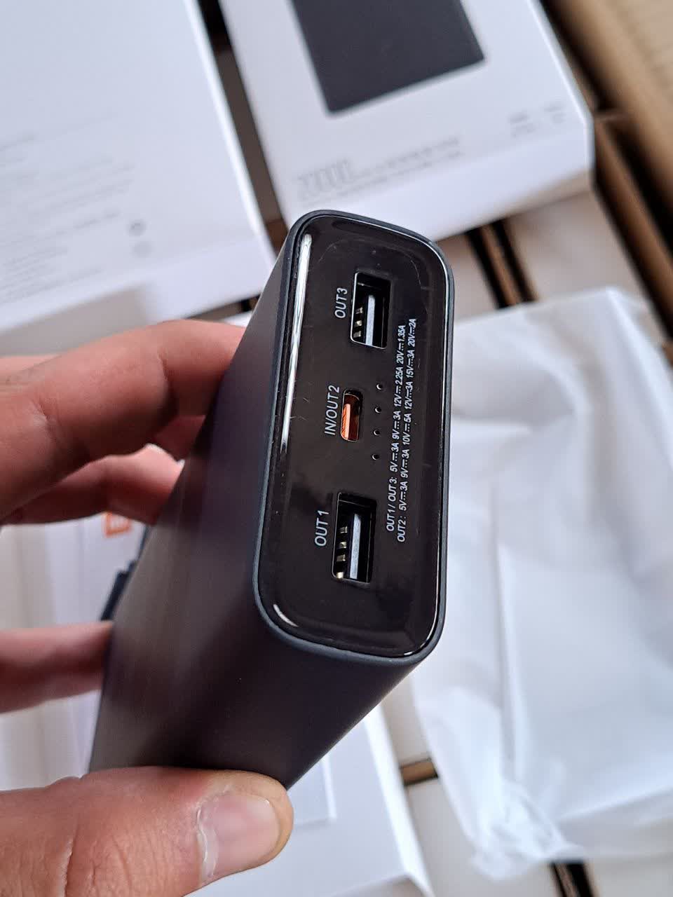 پاوربانک اورجینال شیائومی مدل PB200 | ظرفیت 20000 میلیآمپر، شارژ سریع 50 وات، 3 خروجی