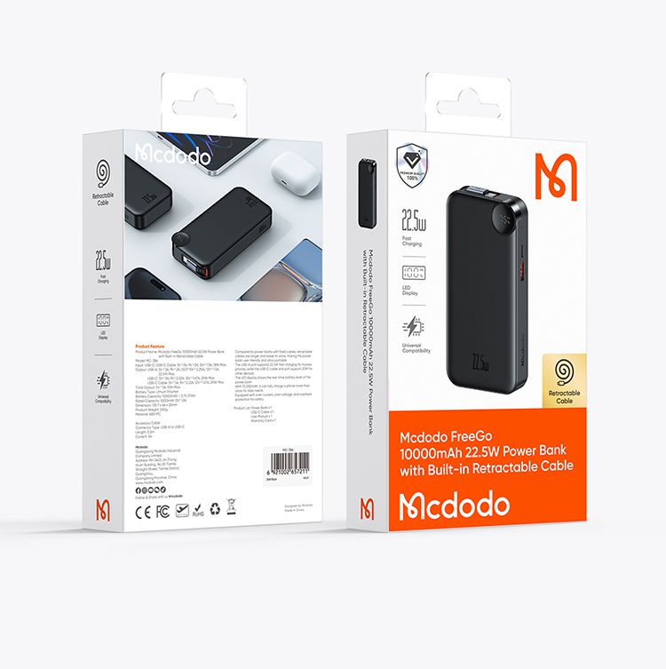پاوربانک 22.5 وات مک دودو مدل MC-3860