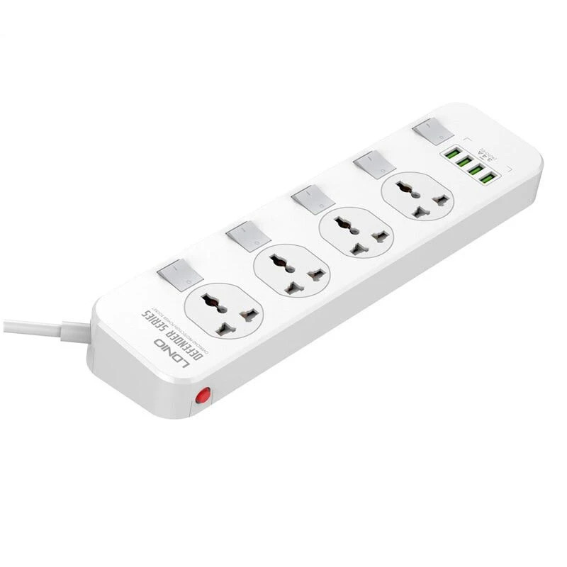 بهترین چند راهی برق و شارژر USB LDNIO SC4408