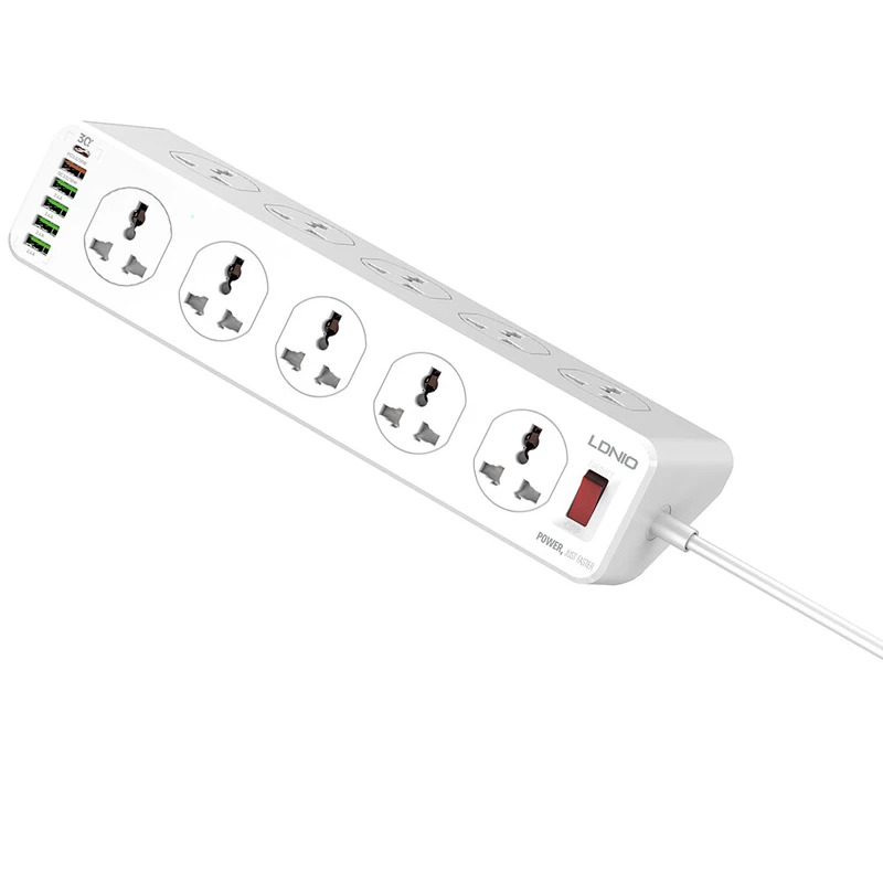چند راهی برق با USB هوشمند الدینیو SC10610