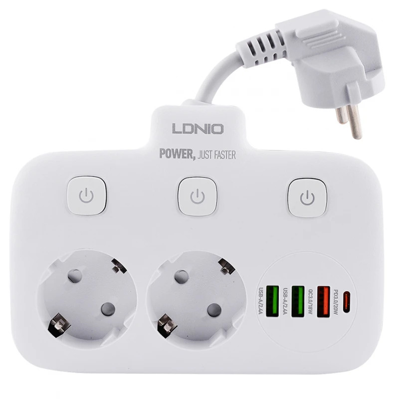 شارژر رومیزی هوشمند با ۴ پورت USB