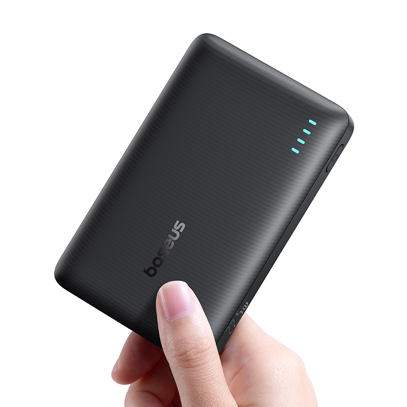 پاوربانک بیسوس مدل EnerFill FP21 ظرفیت 10000 میلیآمپر ساعت توان 22.5 وات به همراه کابل Type-C