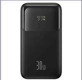 پاوربانک ۳۰ وات ۲۰۰۰۰ میلیآمپر بیسوس مدل Baseus Power Bank PPMD20C با کابل متصل