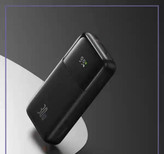 پاوربانک ۳۰ وات ۲۰۰۰۰ میلیآمپر بیسوس مدل Baseus Power Bank PPMD20C با کابل متصل