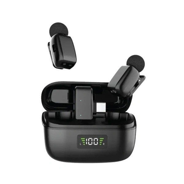 میکروفون یقهای بیسیم گرینلاین Flex Mic Duo | ۲ عدد فرستنده + گیرنده و کیس شارژ