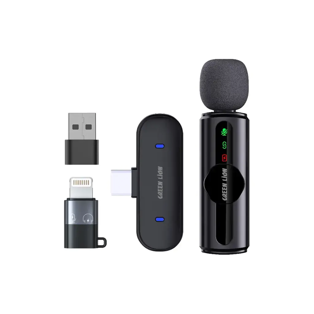 میکروفون یقهای USB-A تایپسی لایتنینگ