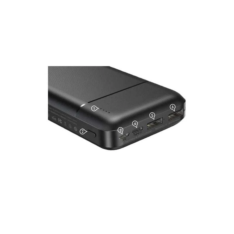 پاوربانک KP-25 ظرفیت 20000mAh — شارژ همراه پرقدرت برای موبایل و تبلت