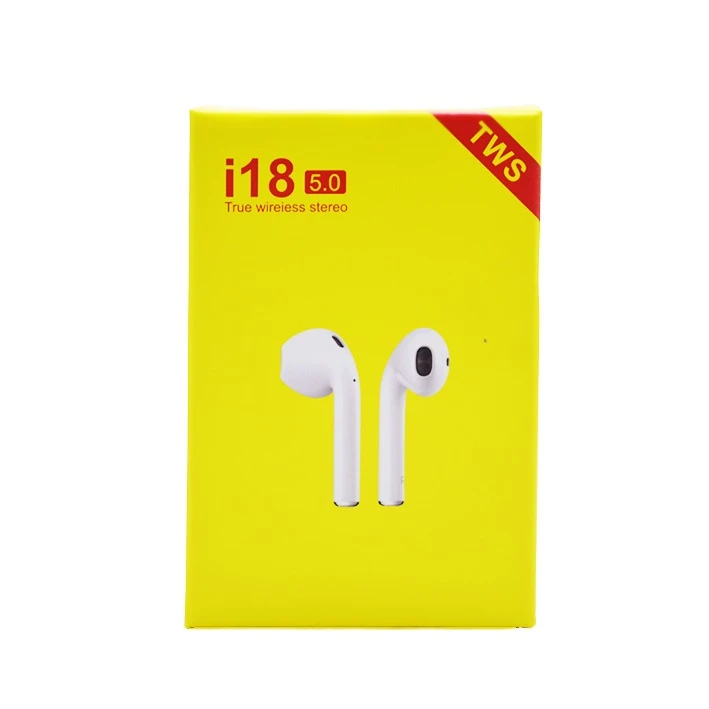 هدفون بلوتوثی مدل i18 TWS – کوچک، سبک، شارژدهی مناسب