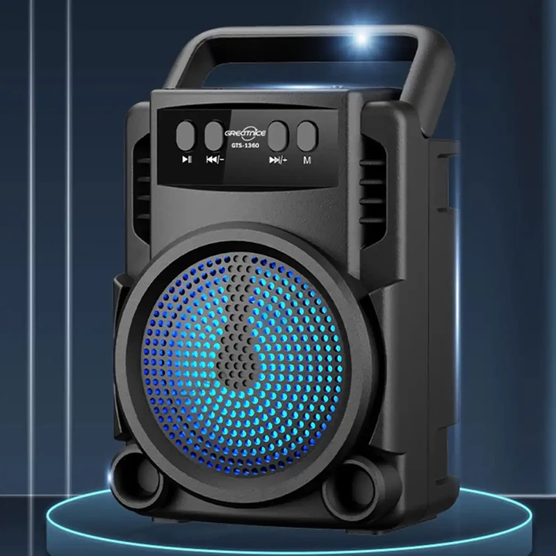 اسپیکر بلوتوثی قابل حمل مدل GTS-1360 سایز ۳ اینچ