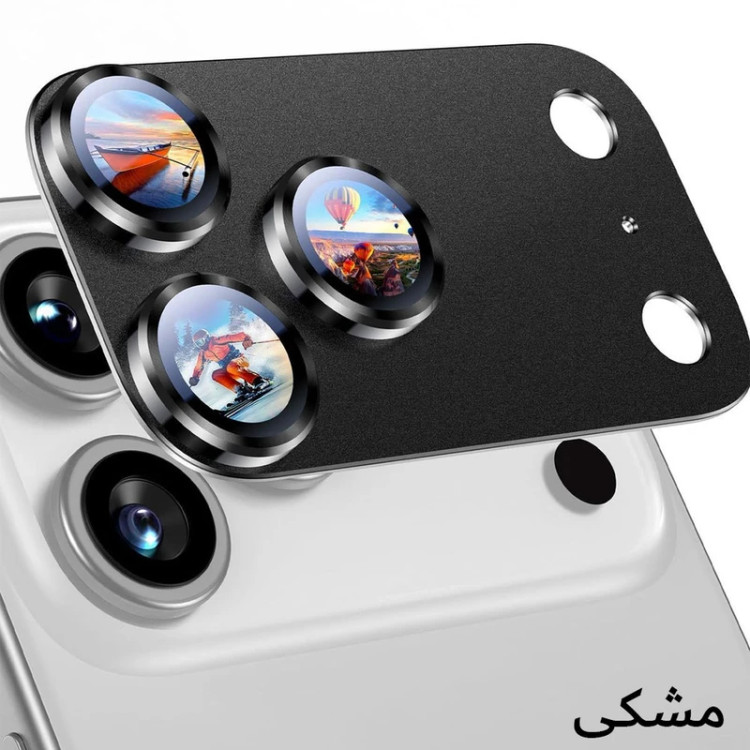 گلس کامل پشتی لنز آیفون