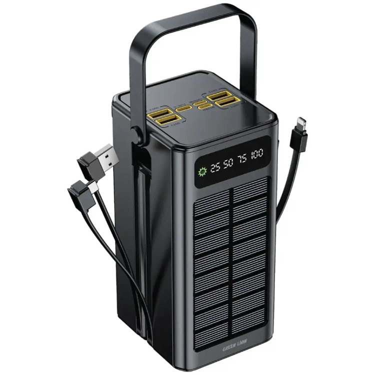 پاور بانک خورشیدی ۶۰۰۰۰ میلیآمپر گرین لاین مدل Solar X با PD 20W