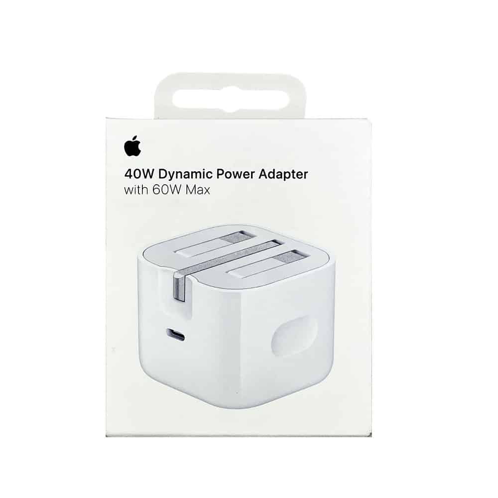 آداپتور شارژ اپل 40 وات داینامیک Apple Dynamic Power Adapter مدل A3353